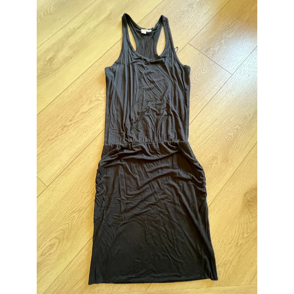 Halogen Black Racerback Knit Midi Dress Size XS‎